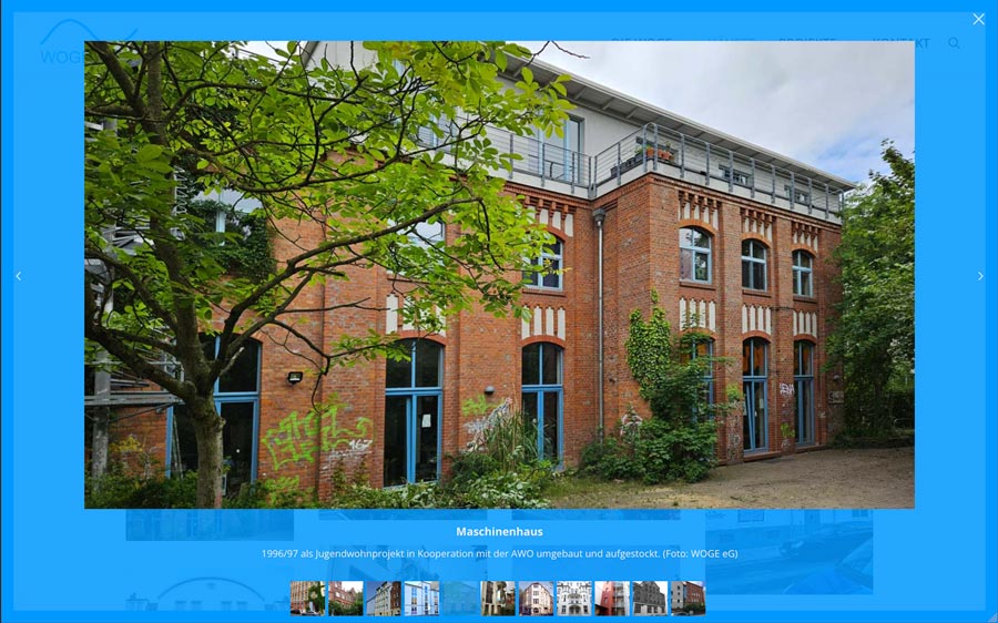 Wohnungsgenossenschaft WOGE Nordstadt - alte Maschinenfabrik